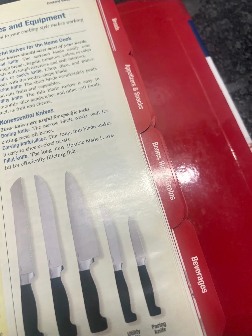 Better Homes and Gardens Cookbook with Red and Blue Plaid Cover